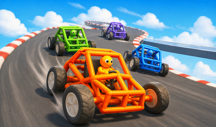 Draw Crash Race: Stunt Race