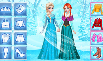 Frozen Princesse Habillage