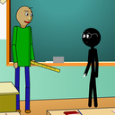 Baldi at school