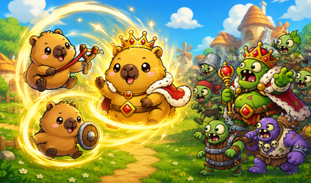 Capybaras vs Zombies: Merge