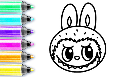Labubu Coloring Pages: Secret Monsters