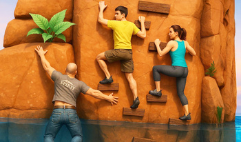 Ragdoll Rock Climber