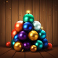 თამაში Christmas balls 3d