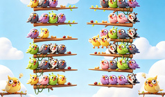 Sort & Clear: Funny Birds
