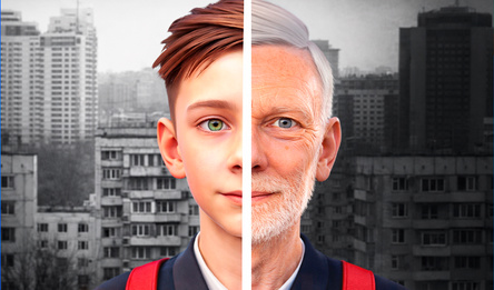 Grandson and Grandfather For two
