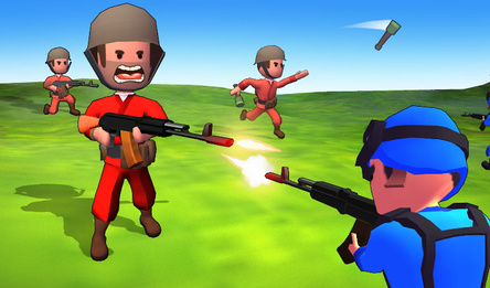 Little Commander: Red vs Blue