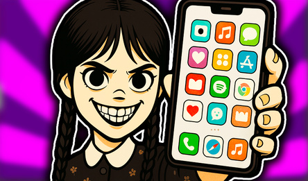 Check out Wednesday's New Phone!