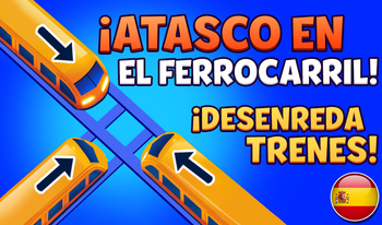 ¡Atasco en el Ferrocarril! ¡Desenreda Trenes!