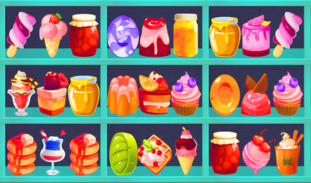 Sorting Sweets On Shelves