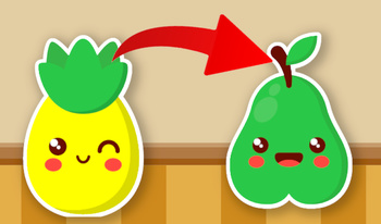 Pick a Pear: Connect the Fruits