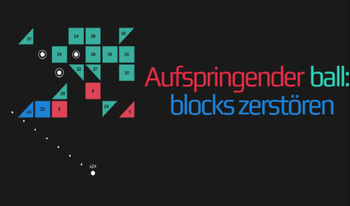 Aufspringender ball: blocks zerstören