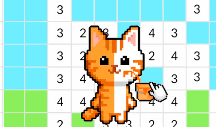 Coloring by Numbers. Pixel World