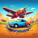 Battle - cars and airplanes