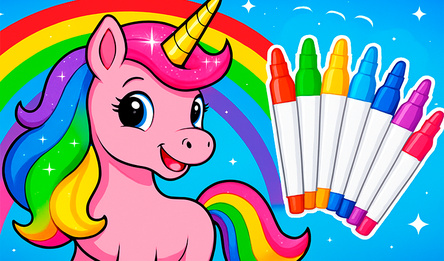 Coloring in the World of Unicorns