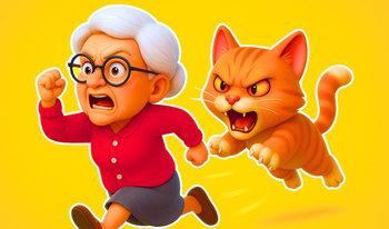 Cat vs Granny! Ragdoll sandbox