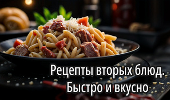 Рецепты вторых блюд. Быстро и вкусно