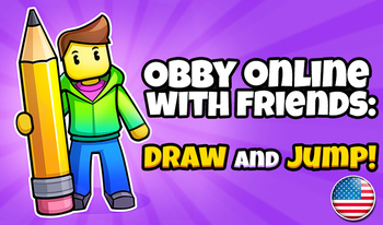 Obby online with friends: Draw and Jump!