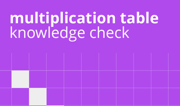 Multiplication table knowledge check