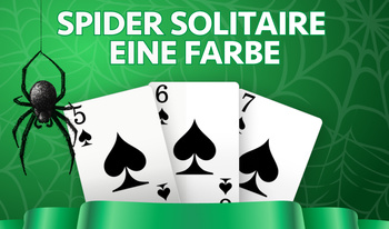 Spider Solitaire eine Farbe