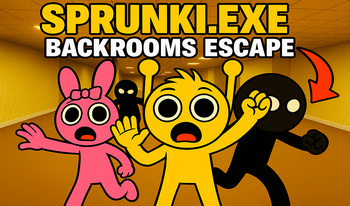 SPRUNKI.EXE Backrooms Escape