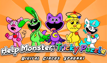 Help Monster Tricky Puzzle Digital Circus Sprunki