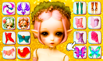 Create, dress and bring to life your fairy