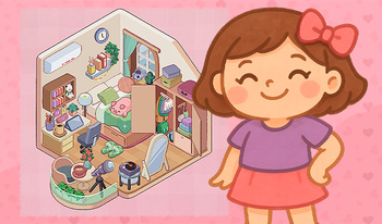 Dream room: arrangement of objects