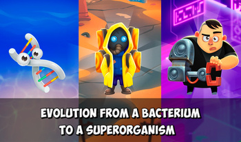 Evolution from a Bacterium to a Superorganism