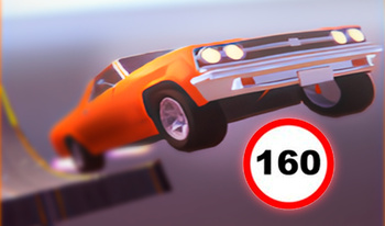 BeamNG: Wild car jump