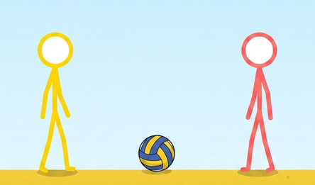 Beach Volleyball for Two