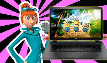 What's in Lucy's laptop from Despicable Me!