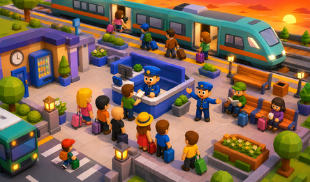 Train Station Simulator