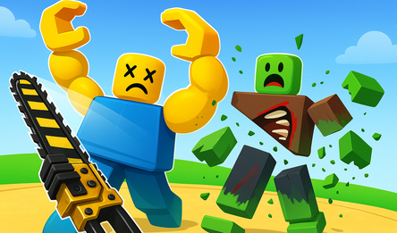 Obby Sword! Cut Enemies at Blocks Arena!