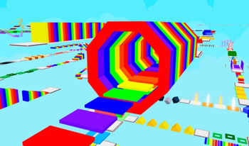 Rainbow Obby Parkour: 4 Modes