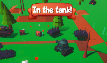 In the tank!