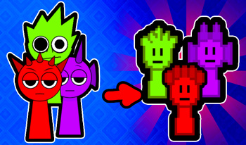 Sprunki: Merge Pixel Sprunki