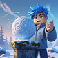 თამაში Obby: Make a Snowball