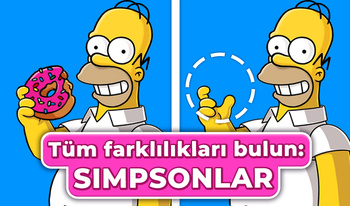 Tüm farklılıkları bulun: Simpsonlar