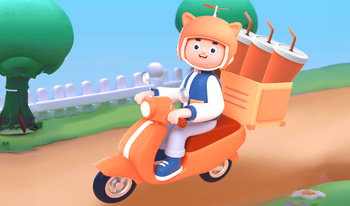 Motorbike Jam - Delivery Man Parking 3D