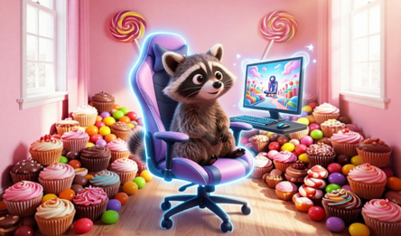 Sweet raccoon Match 3