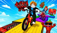 Get to the Brainrots on a Bike Obby!