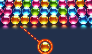 Colored balls shooting game