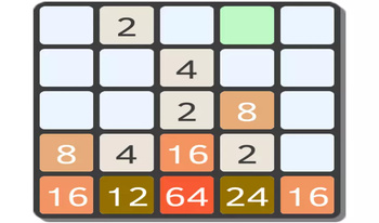 2048 Merge Falling Numbers