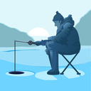 Ice fishing. Fishing 3d