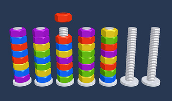 Nuts And Bolts: Sort Puzzle