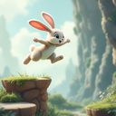 The jumping rabbit