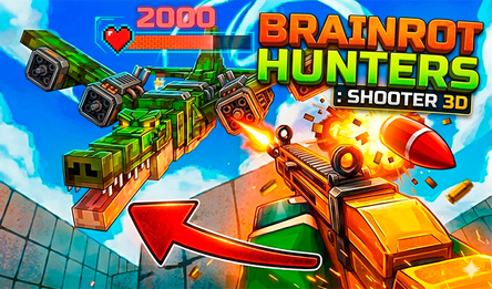 Brainrot Hunters: Shooter 3D