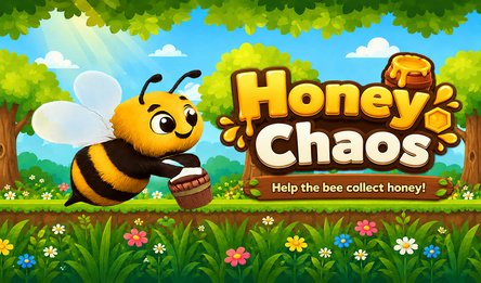 Honey Chaos. Help the bee collect honey!