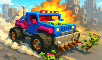 Noob vs Zombies: Super Race!
