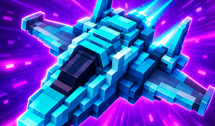 Speed Canyon: Voxel Rush